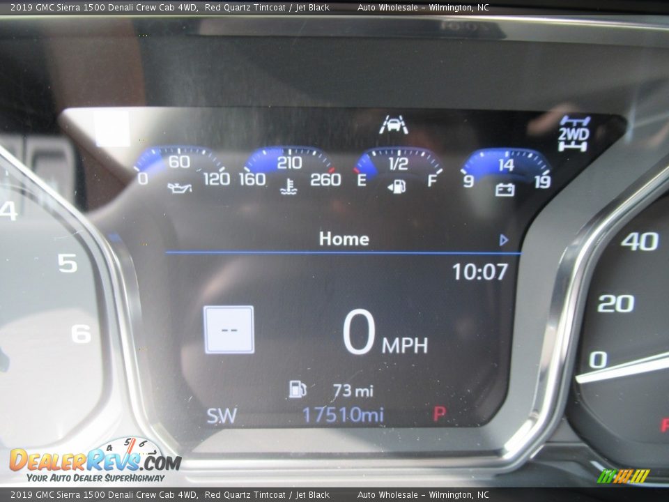 2019 GMC Sierra 1500 Denali Crew Cab 4WD Red Quartz Tintcoat / Jet Black Photo #15