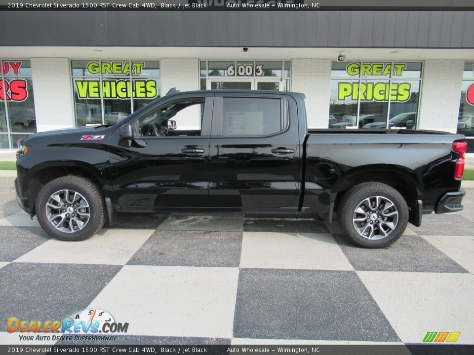 2019 Chevrolet Silverado 1500 RST Crew Cab 4WD Black / Jet Black Photo #1