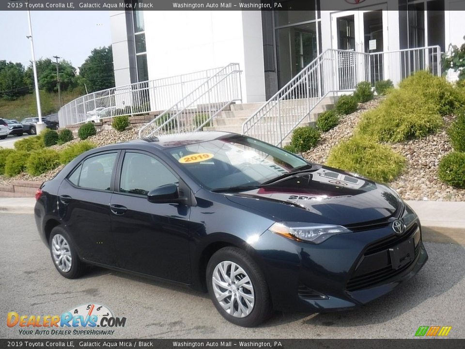 2019 Toyota Corolla LE Galactic Aqua Mica / Black Photo #1