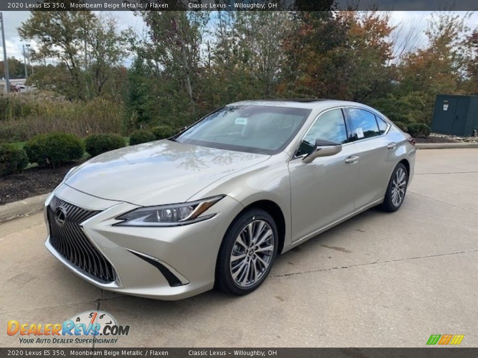 2020 Lexus ES 350 Moonbeam Beige Metallic / Flaxen Photo #1