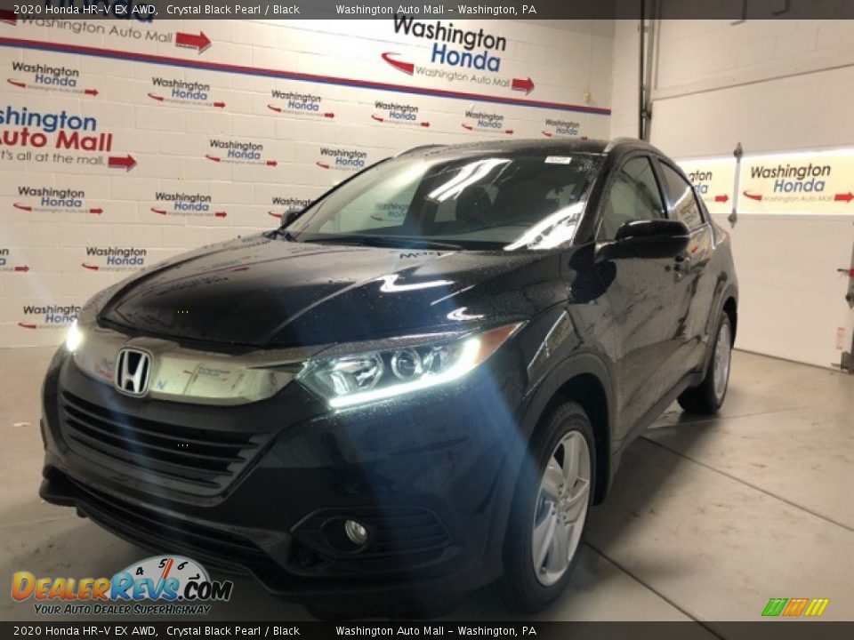 2020 Honda HR-V EX AWD Crystal Black Pearl / Black Photo #1