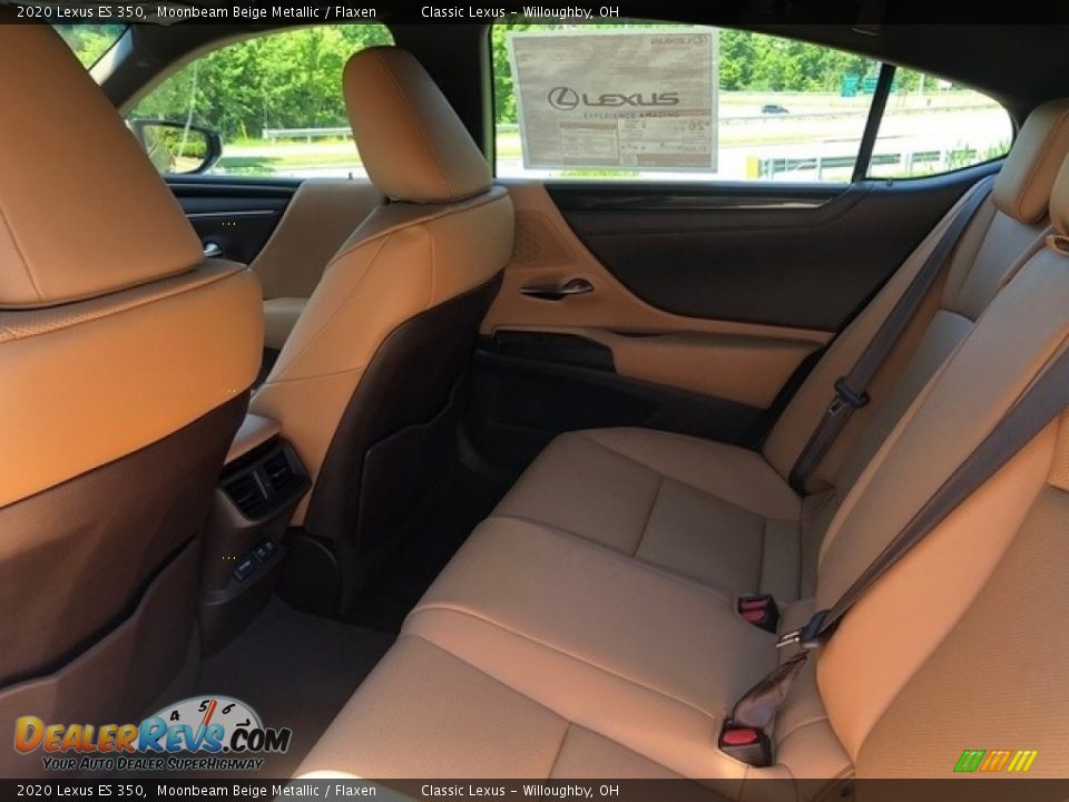 2020 Lexus ES 350 Moonbeam Beige Metallic / Flaxen Photo #3