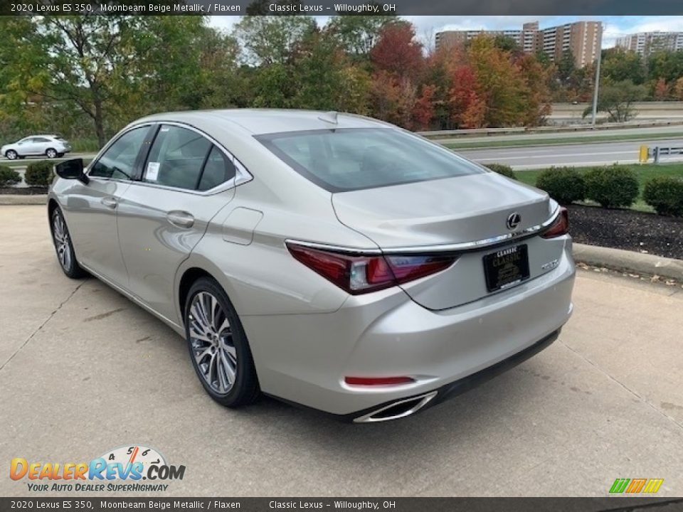 2020 Lexus ES 350 Moonbeam Beige Metallic / Flaxen Photo #4