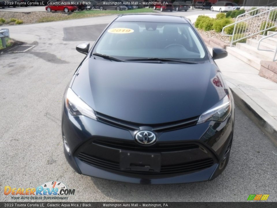 2019 Toyota Corolla LE Galactic Aqua Mica / Black Photo #9