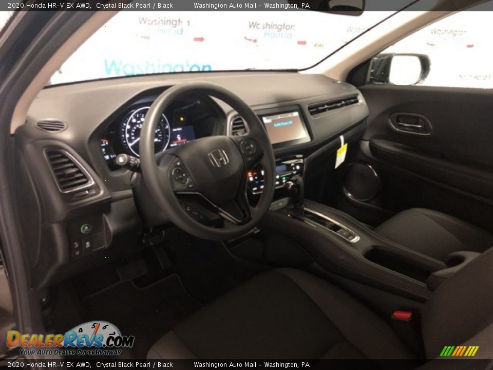 2020 Honda HR-V EX AWD Crystal Black Pearl / Black Photo #7