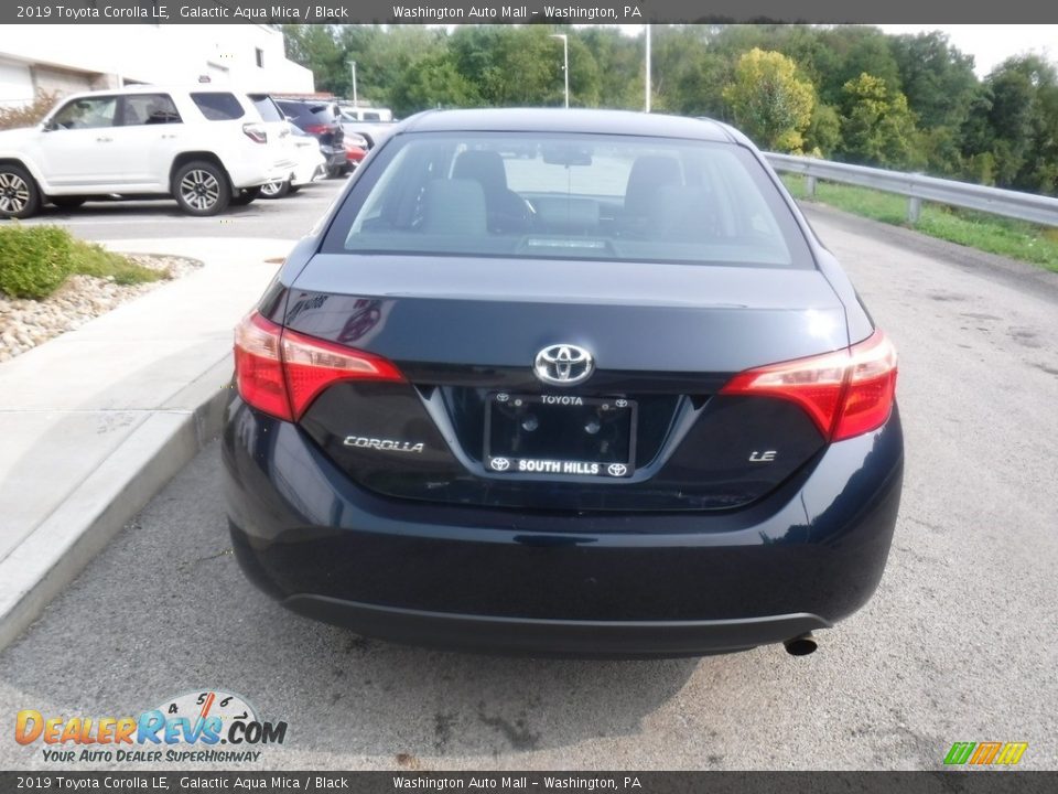 2019 Toyota Corolla LE Galactic Aqua Mica / Black Photo #13