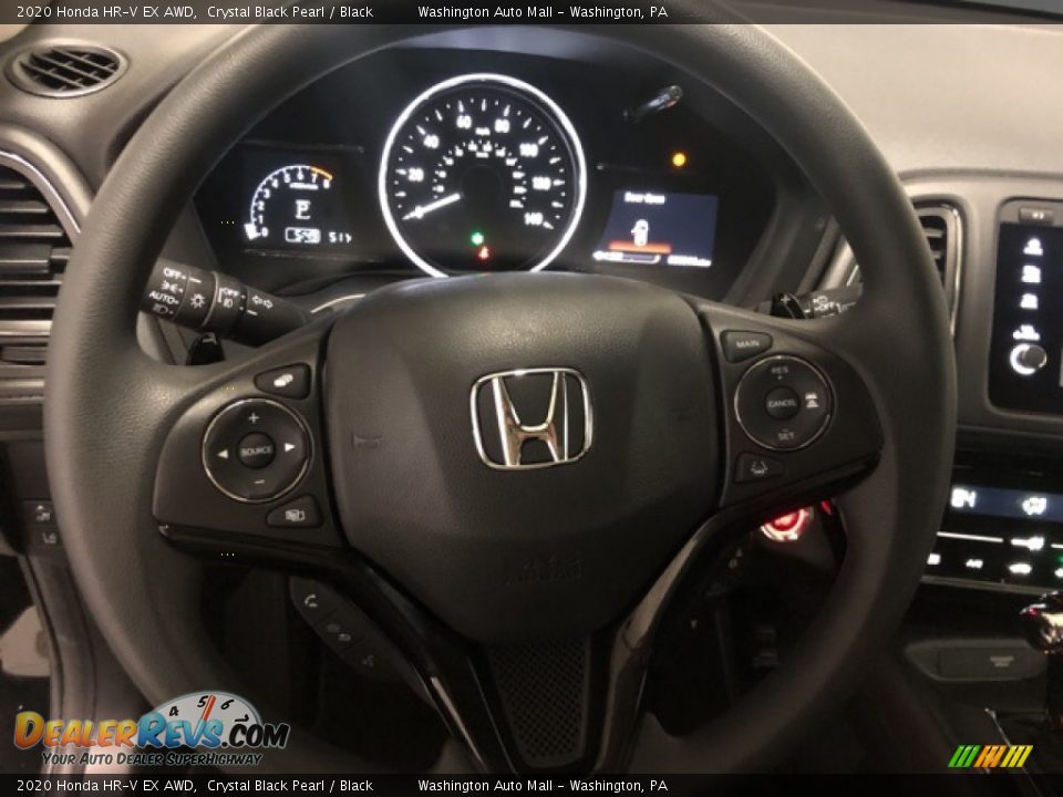 2020 Honda HR-V EX AWD Crystal Black Pearl / Black Photo #10