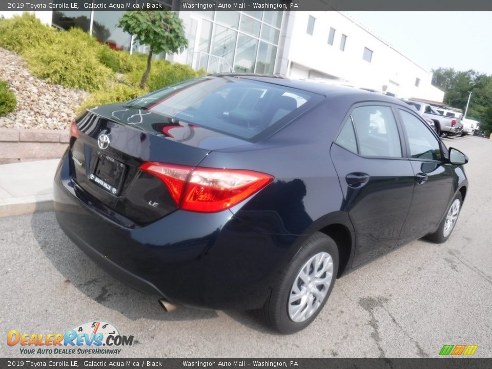 2019 Toyota Corolla LE Galactic Aqua Mica / Black Photo #14