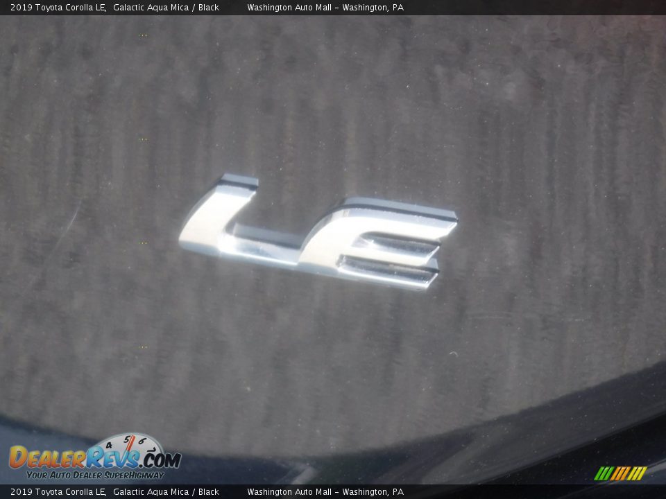 2019 Toyota Corolla LE Galactic Aqua Mica / Black Photo #15