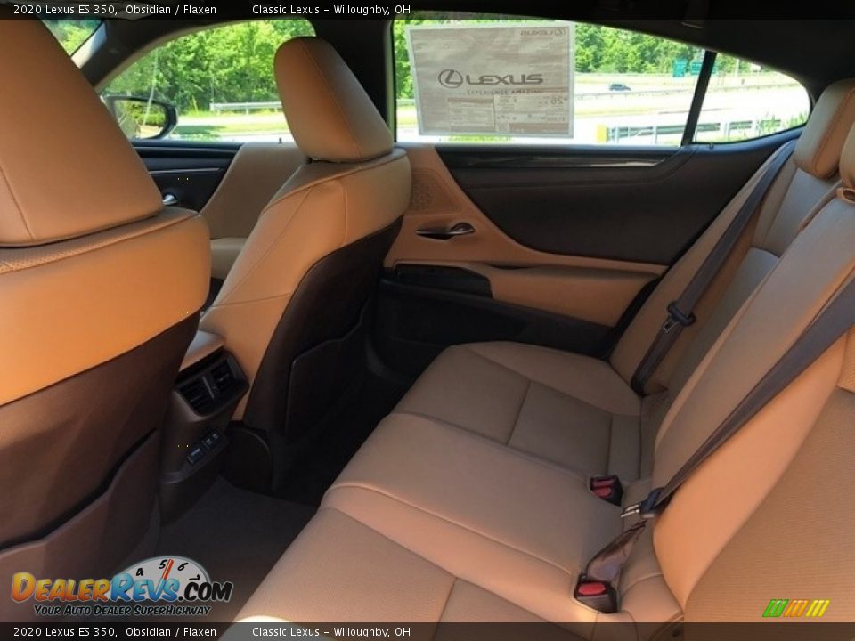 2020 Lexus ES 350 Obsidian / Flaxen Photo #3