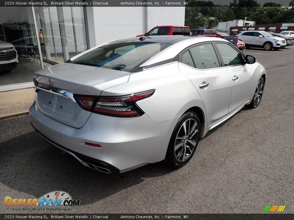 2020 Nissan Maxima SL Brilliant Silver Metallic / Charcoal Photo #4