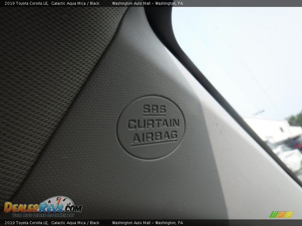 2019 Toyota Corolla LE Galactic Aqua Mica / Black Photo #21