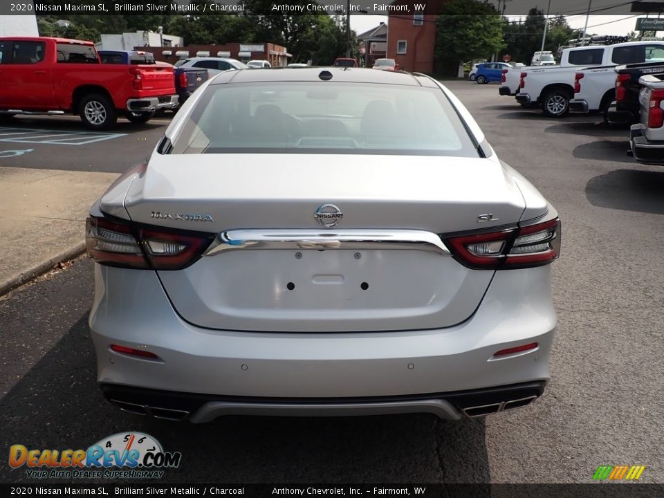 2020 Nissan Maxima SL Brilliant Silver Metallic / Charcoal Photo #5