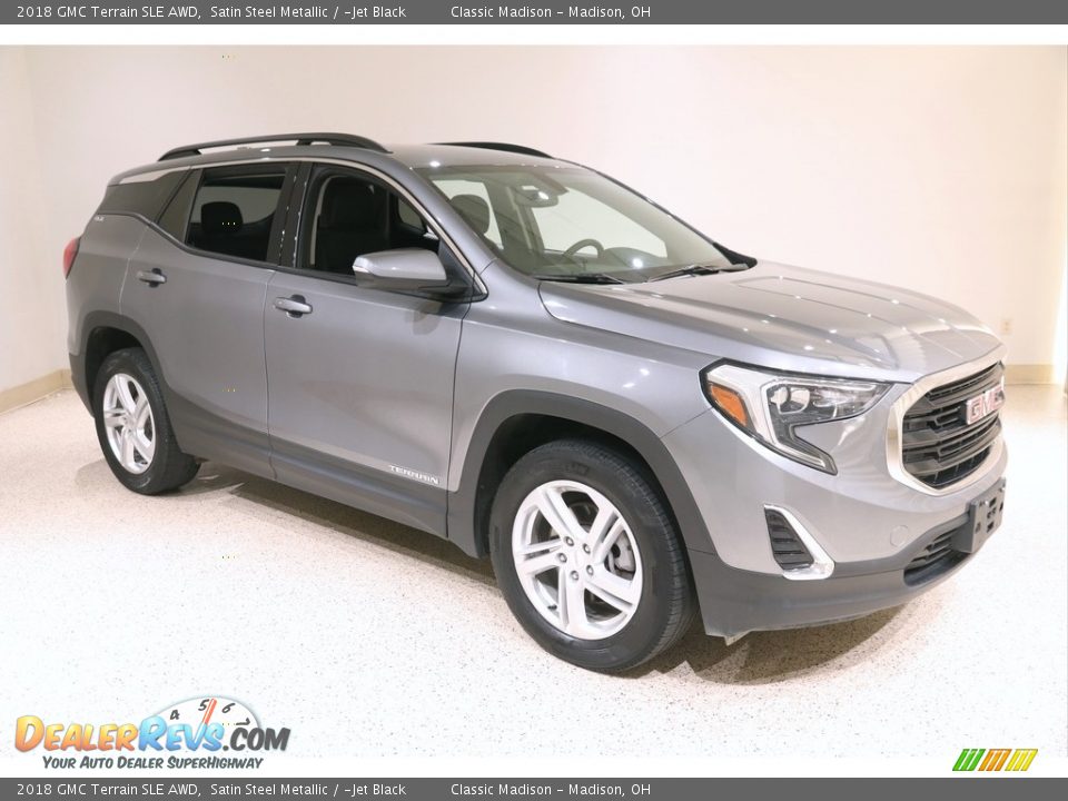 2018 GMC Terrain SLE AWD Satin Steel Metallic / ­Jet Black Photo #1