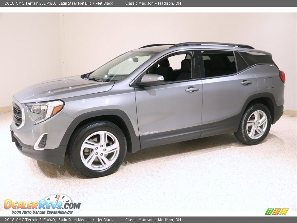 2018 GMC Terrain SLE AWD Satin Steel Metallic / ­Jet Black Photo #3