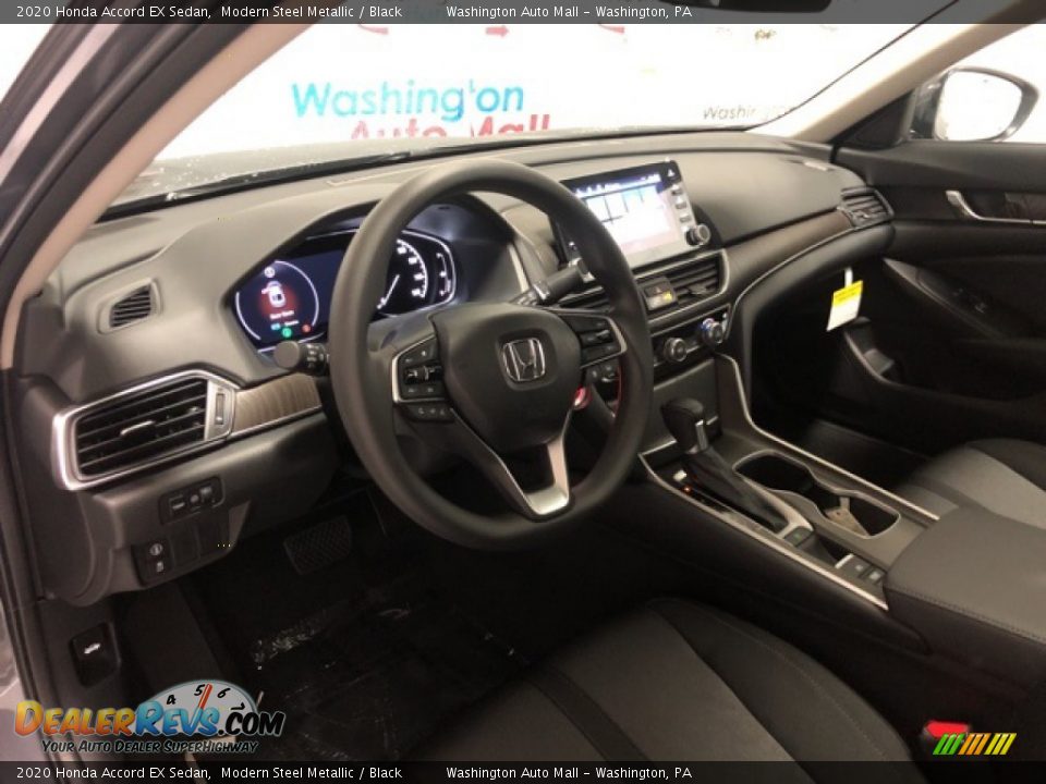 2020 Honda Accord EX Sedan Modern Steel Metallic / Black Photo #10