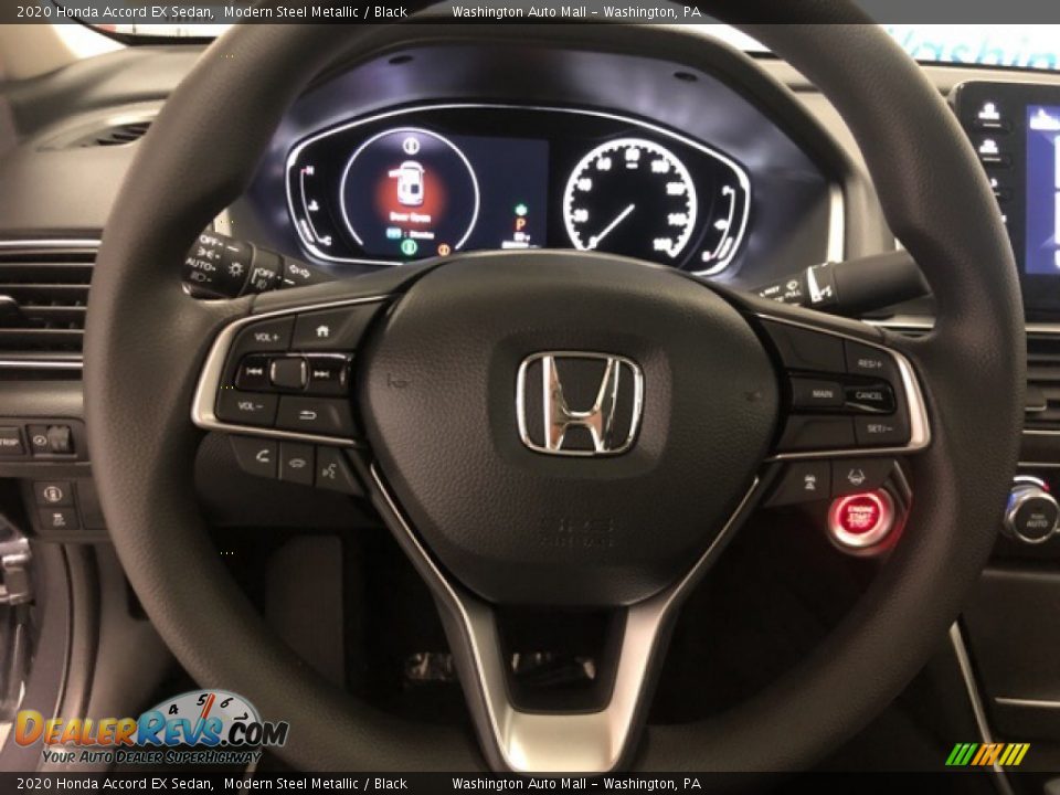 2020 Honda Accord EX Sedan Modern Steel Metallic / Black Photo #11