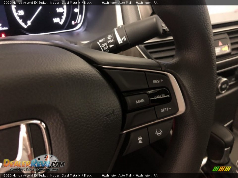 2020 Honda Accord EX Sedan Modern Steel Metallic / Black Photo #13