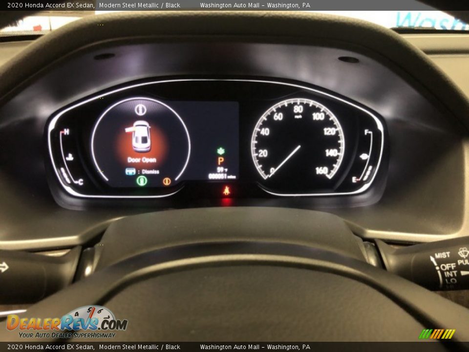 2020 Honda Accord EX Sedan Modern Steel Metallic / Black Photo #14