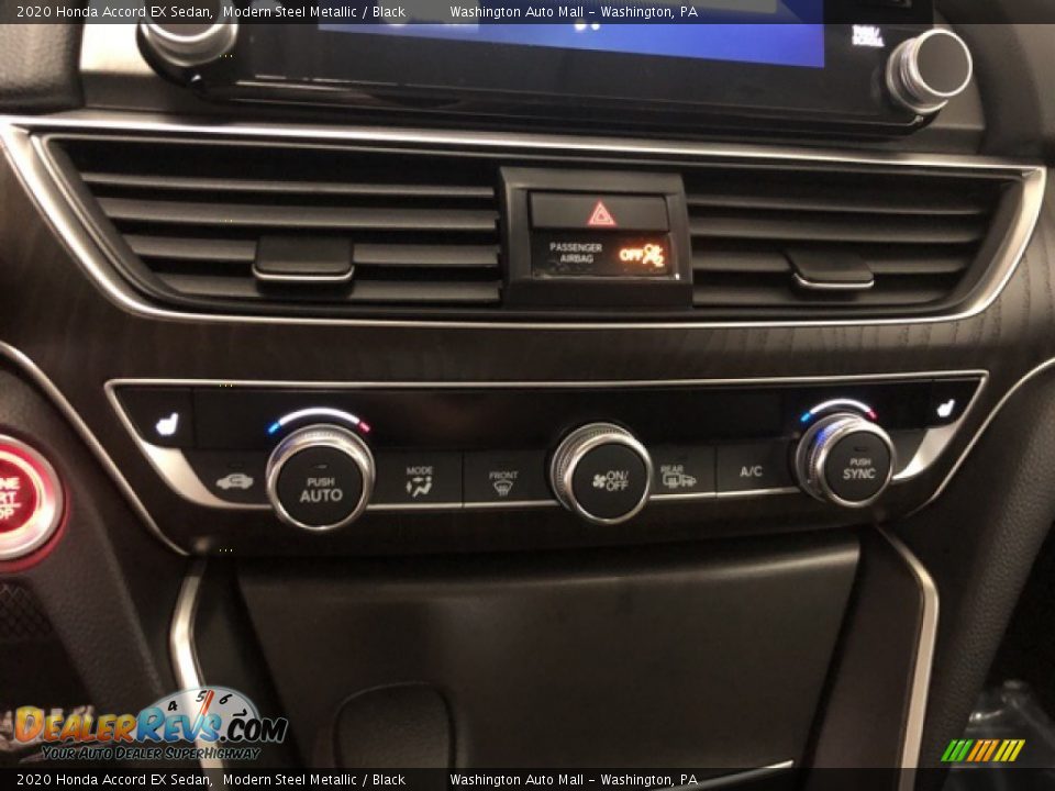 2020 Honda Accord EX Sedan Modern Steel Metallic / Black Photo #17