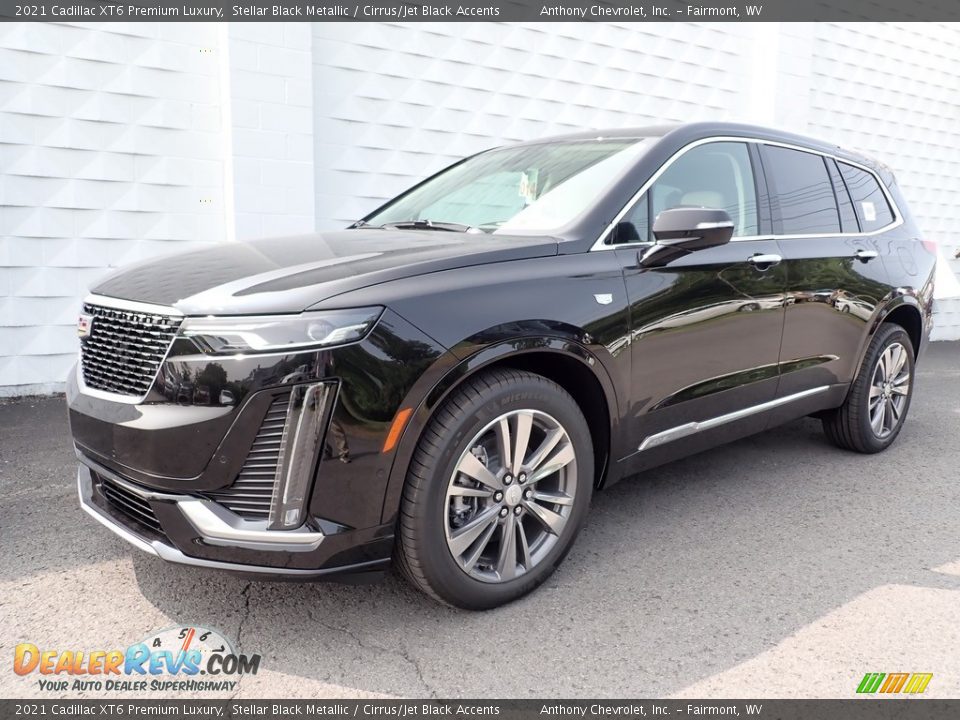 Stellar Black Metallic 2021 Cadillac XT6 Premium Luxury Photo #2