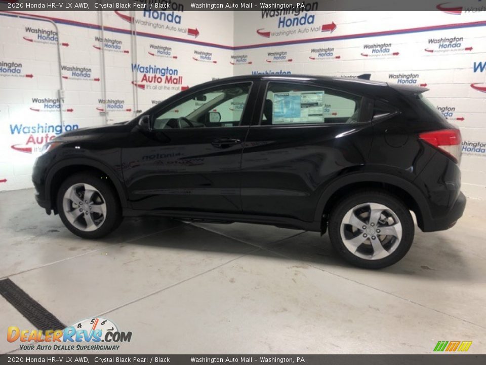 2020 Honda HR-V LX AWD Crystal Black Pearl / Black Photo #2