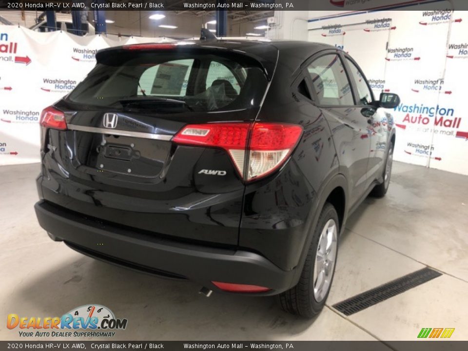 2020 Honda HR-V LX AWD Crystal Black Pearl / Black Photo #3