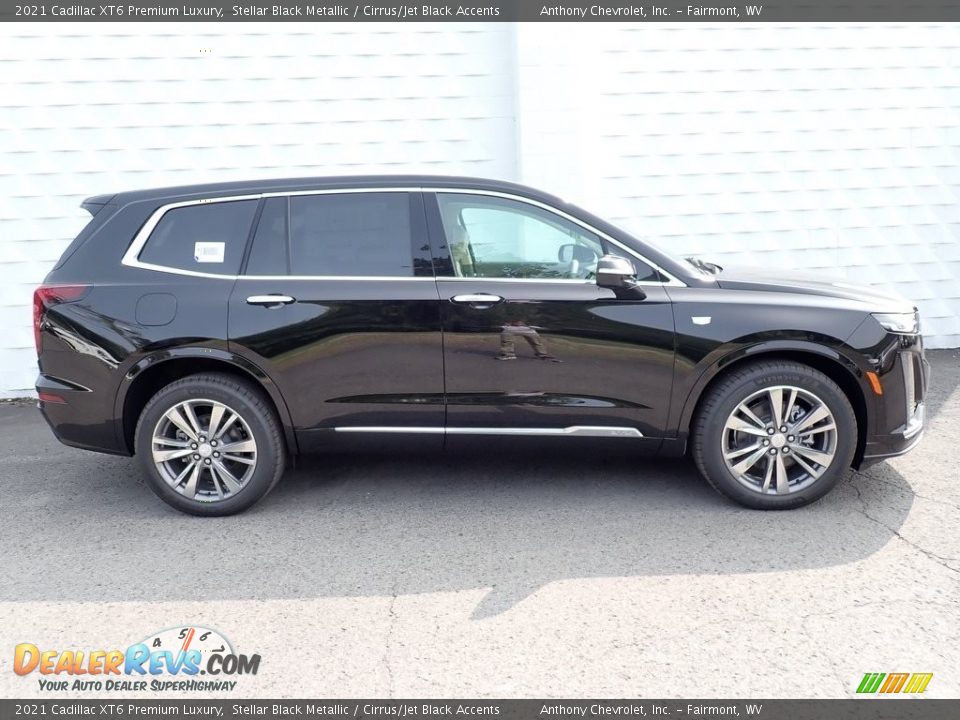 Stellar Black Metallic 2021 Cadillac XT6 Premium Luxury Photo #4