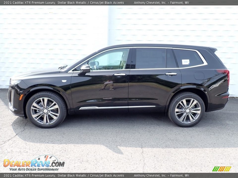 Stellar Black Metallic 2021 Cadillac XT6 Premium Luxury Photo #5