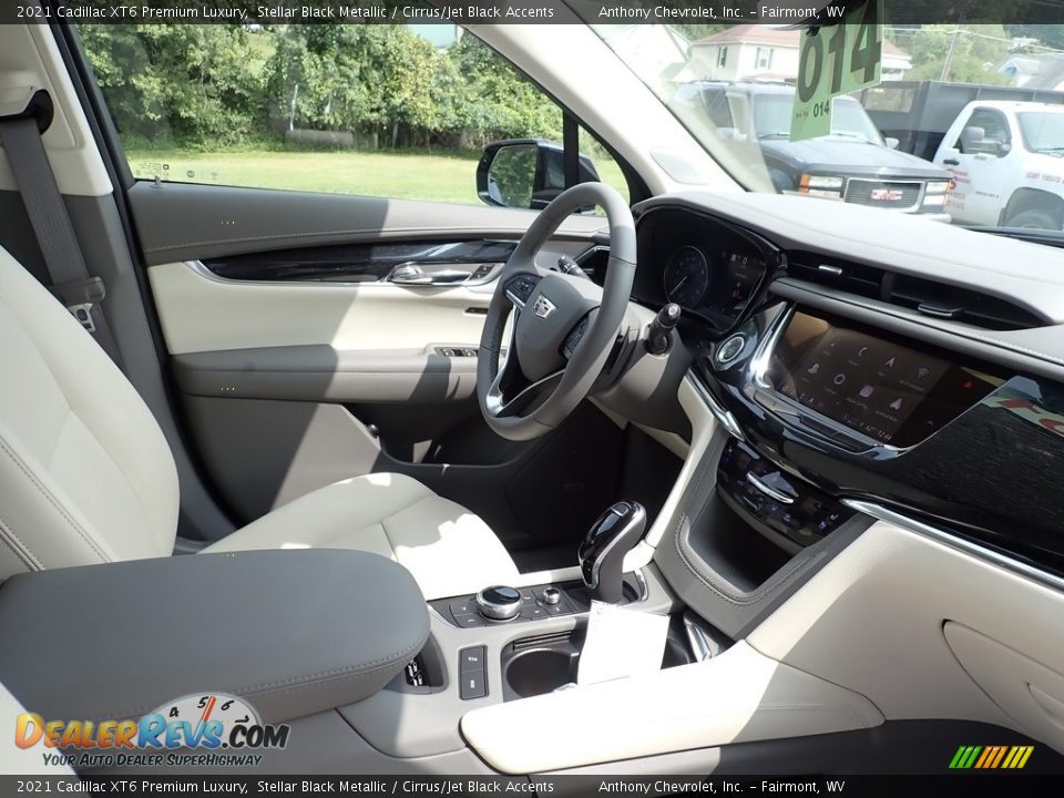 Cirrus/Jet Black Accents Interior - 2021 Cadillac XT6 Premium Luxury Photo #10