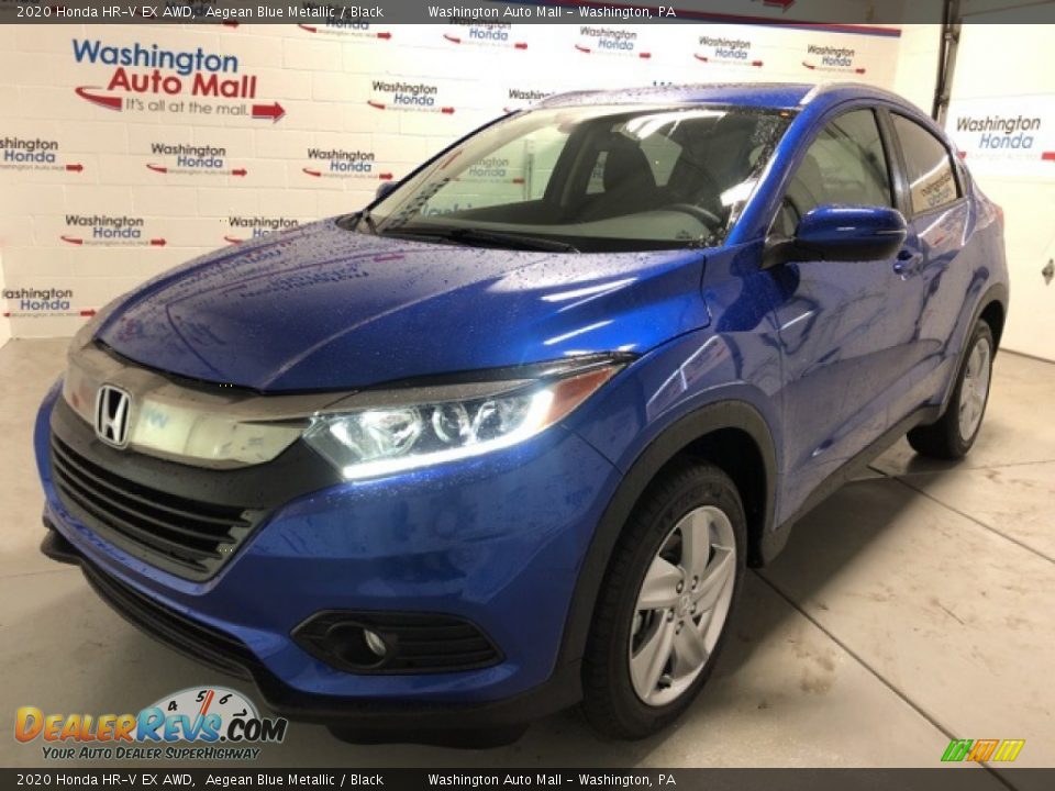 2020 Honda HR-V EX AWD Aegean Blue Metallic / Black Photo #1