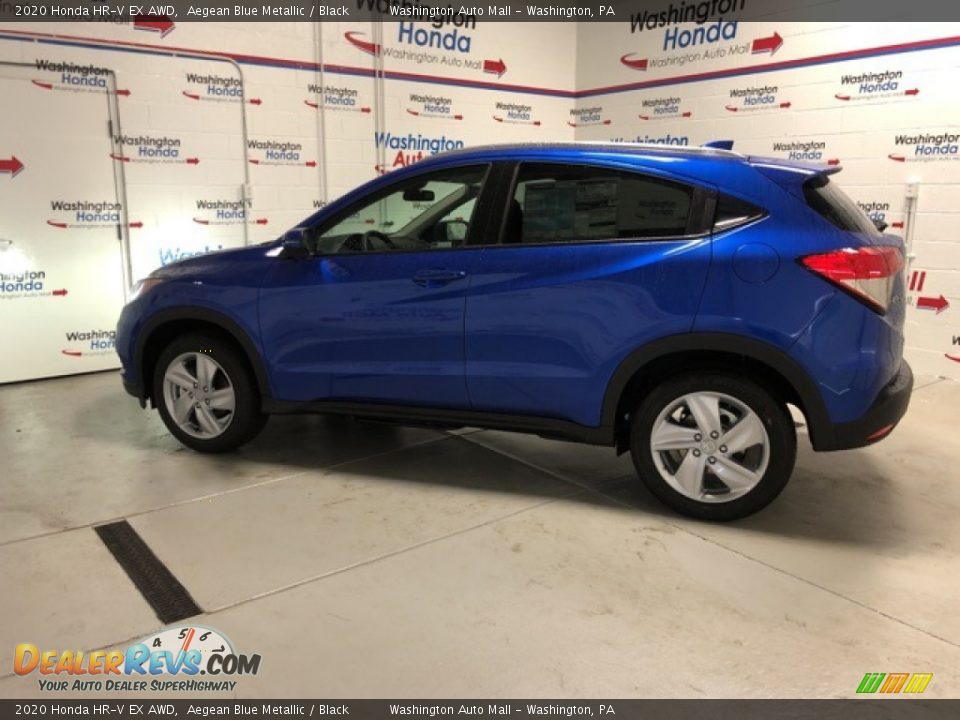 2020 Honda HR-V EX AWD Aegean Blue Metallic / Black Photo #2