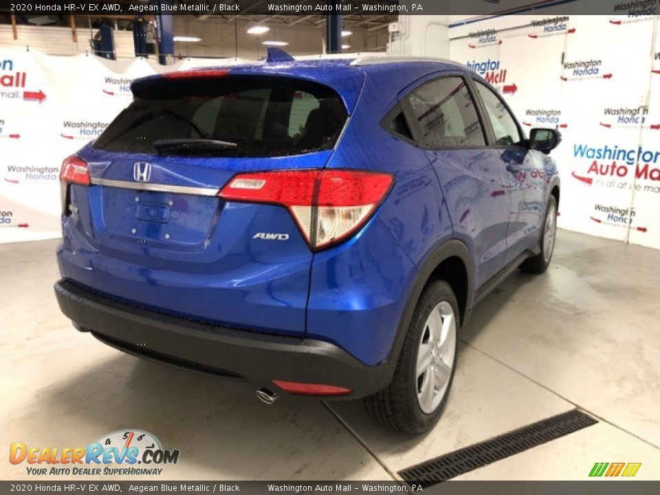 2020 Honda HR-V EX AWD Aegean Blue Metallic / Black Photo #3