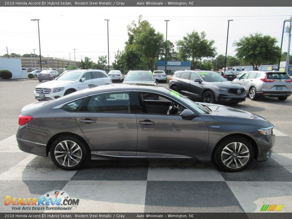 2019 Honda Accord EX Hybrid Sedan Modern Steel Metallic / Gray Photo #3