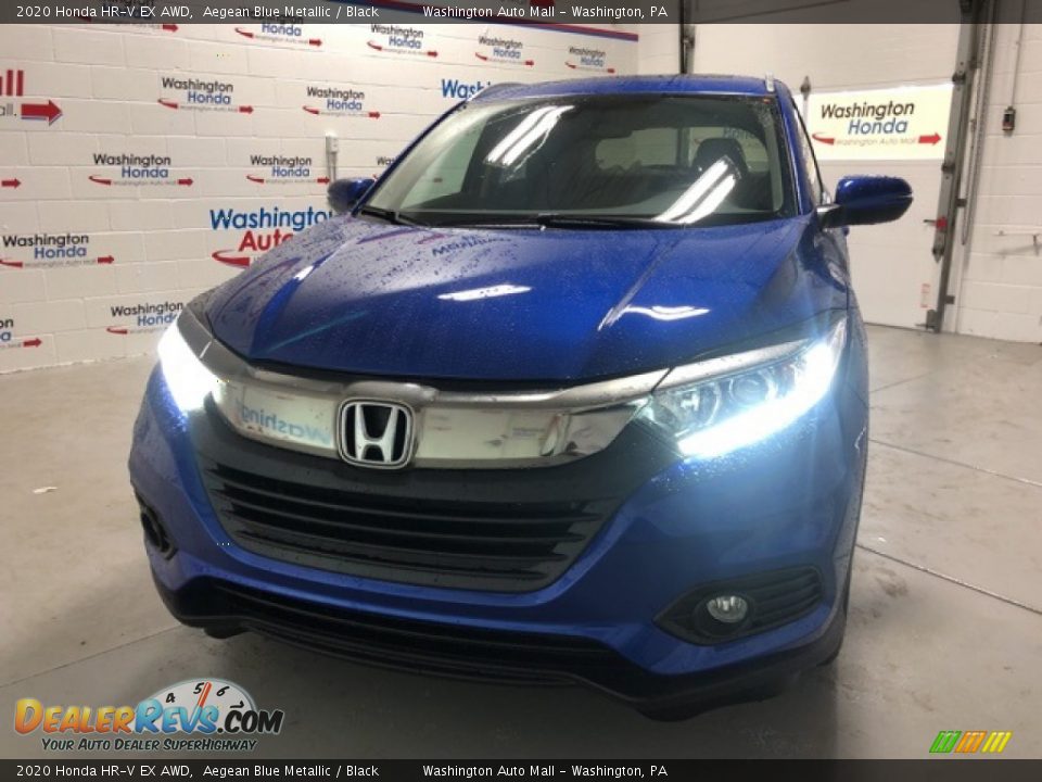 2020 Honda HR-V EX AWD Aegean Blue Metallic / Black Photo #5