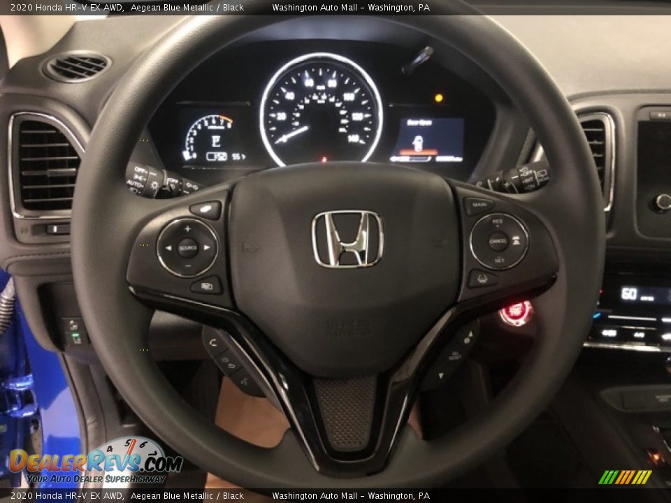 2020 Honda HR-V EX AWD Aegean Blue Metallic / Black Photo #11