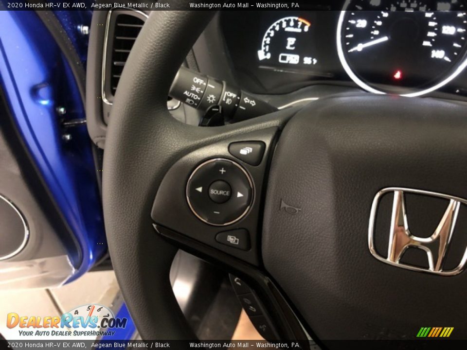 2020 Honda HR-V EX AWD Aegean Blue Metallic / Black Photo #12