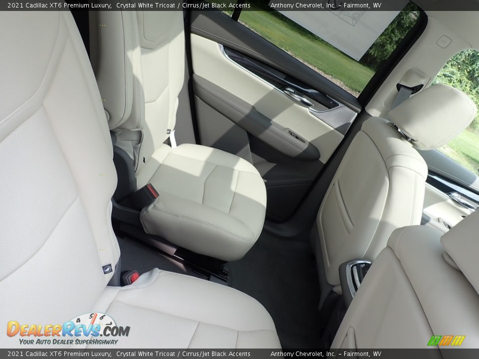 Rear Seat of 2021 Cadillac XT6 Premium Luxury Photo #7