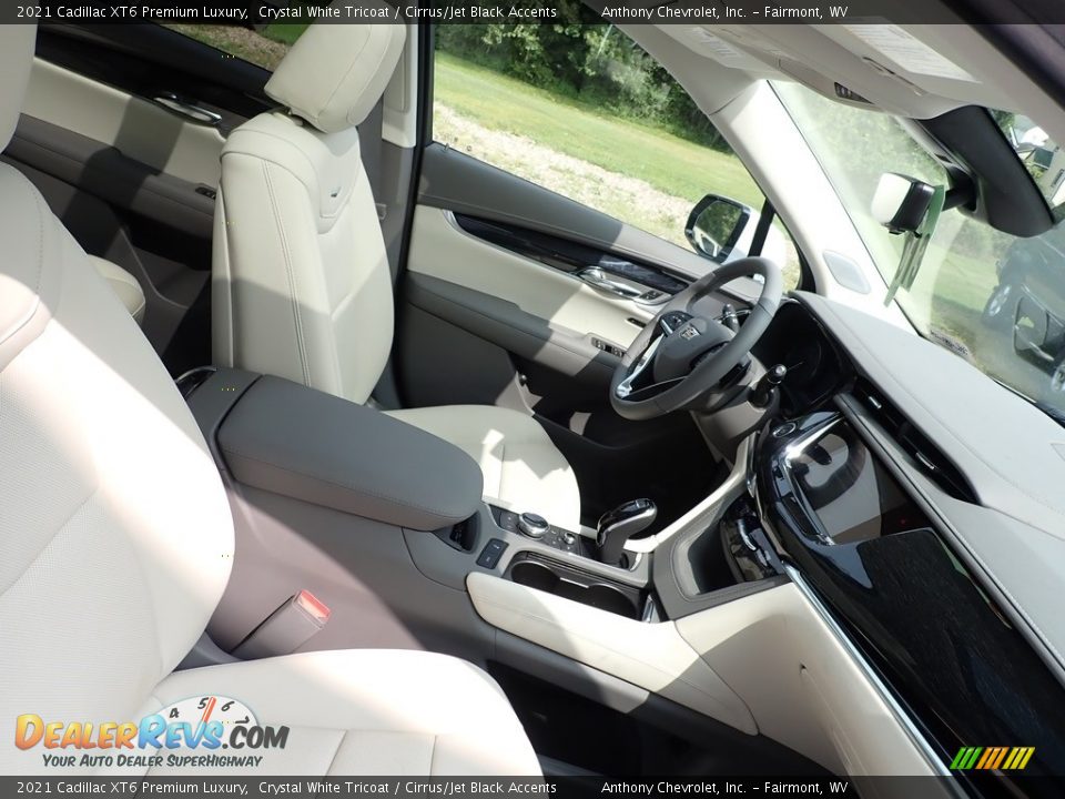 2021 Cadillac XT6 Premium Luxury Crystal White Tricoat / Cirrus/Jet Black Accents Photo #9