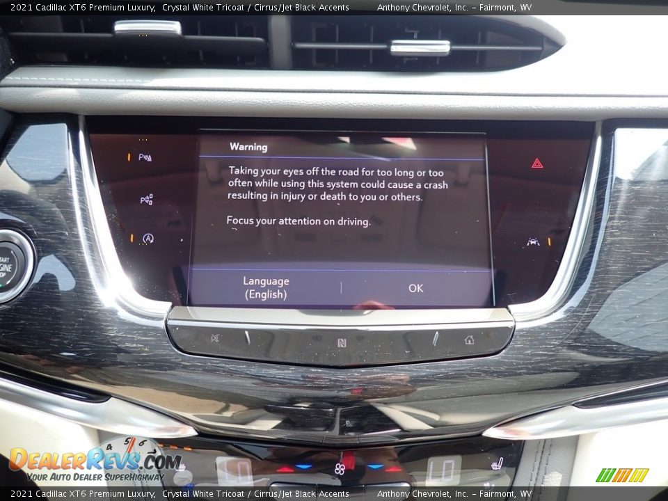 Controls of 2021 Cadillac XT6 Premium Luxury Photo #15