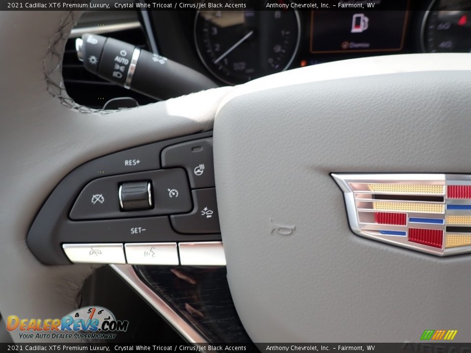 2021 Cadillac XT6 Premium Luxury Crystal White Tricoat / Cirrus/Jet Black Accents Photo #18