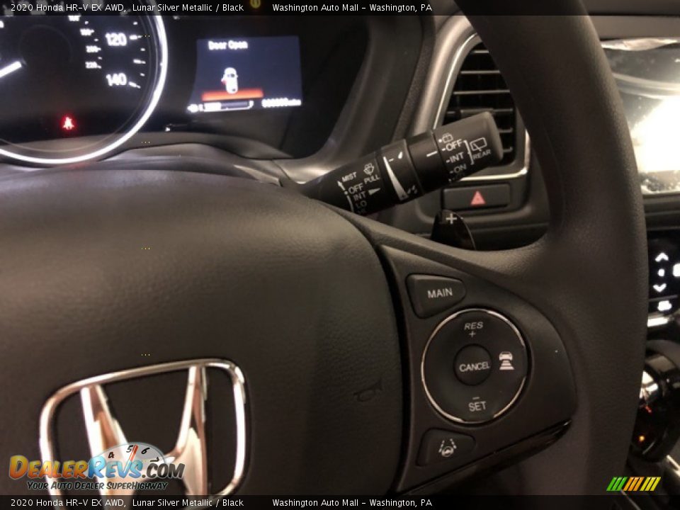 2020 Honda HR-V EX AWD Lunar Silver Metallic / Black Photo #12