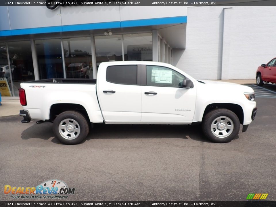 2021 Chevrolet Colorado WT Crew Cab 4x4 Summit White / Jet Black/­Dark Ash Photo #3