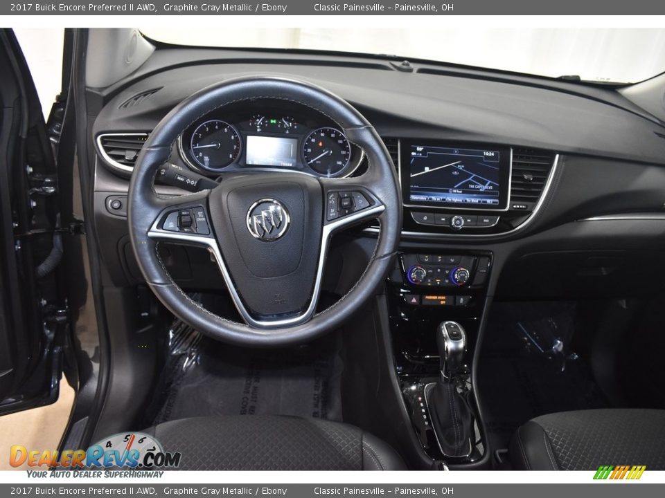 2017 Buick Encore Preferred II AWD Graphite Gray Metallic / Ebony Photo #12