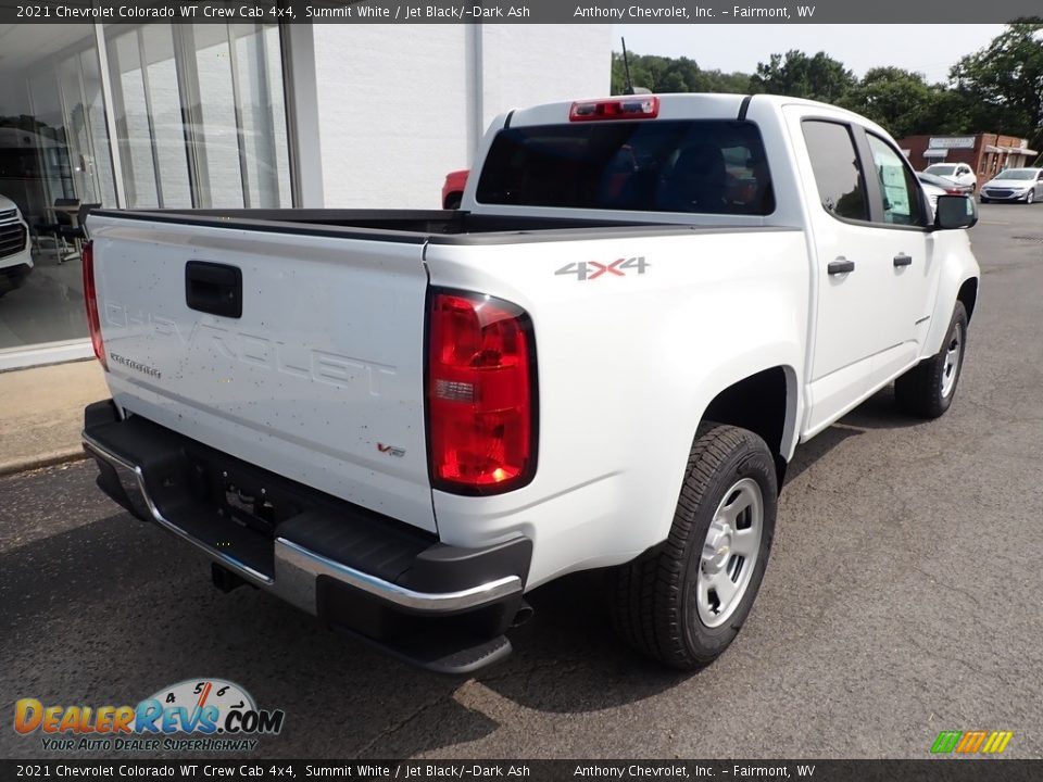 2021 Chevrolet Colorado WT Crew Cab 4x4 Summit White / Jet Black/­Dark Ash Photo #4