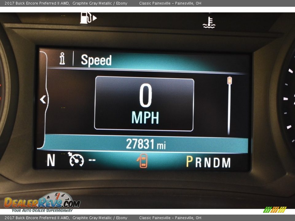 2017 Buick Encore Preferred II AWD Graphite Gray Metallic / Ebony Photo #14