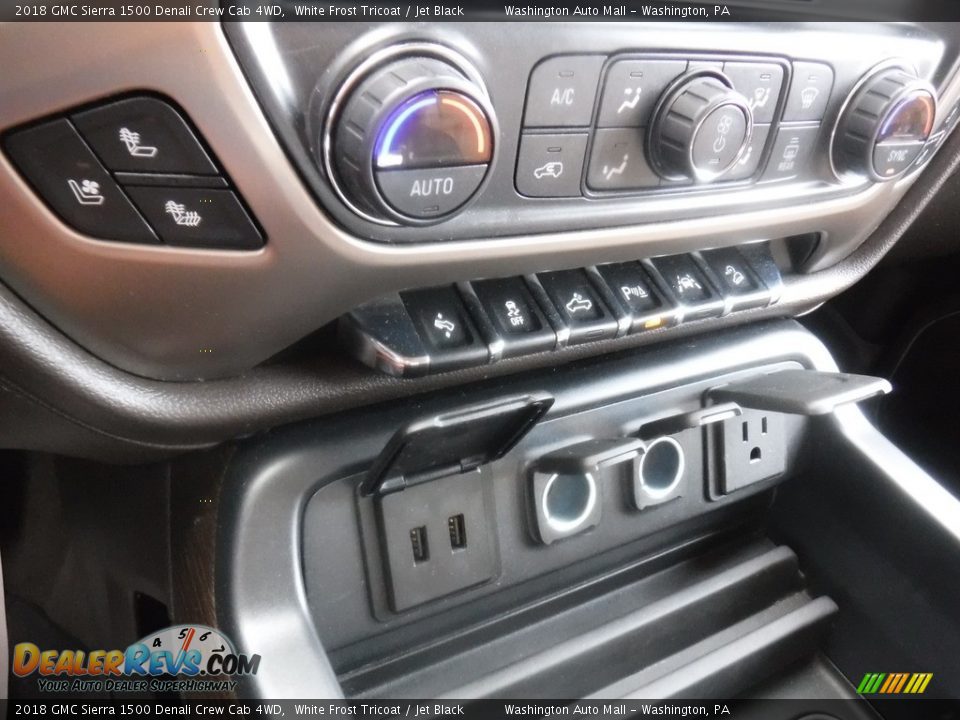 2018 GMC Sierra 1500 Denali Crew Cab 4WD White Frost Tricoat / Jet Black Photo #4