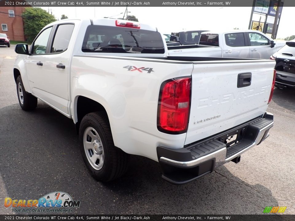 2021 Chevrolet Colorado WT Crew Cab 4x4 Summit White / Jet Black/­Dark Ash Photo #6