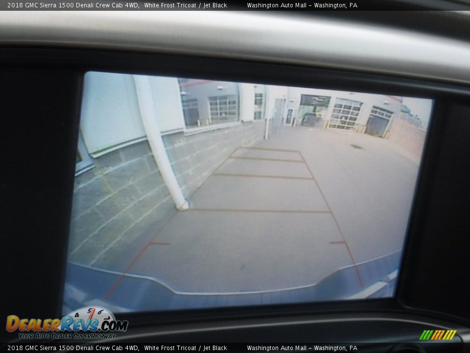 2018 GMC Sierra 1500 Denali Crew Cab 4WD White Frost Tricoat / Jet Black Photo #6