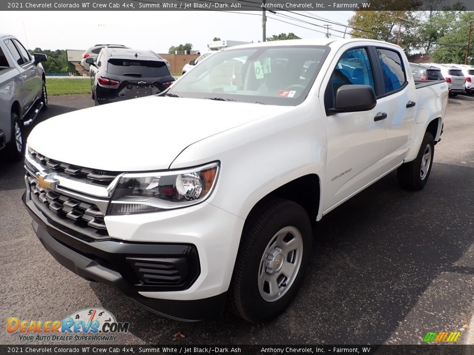 2021 Chevrolet Colorado WT Crew Cab 4x4 Summit White / Jet Black/­Dark Ash Photo #7